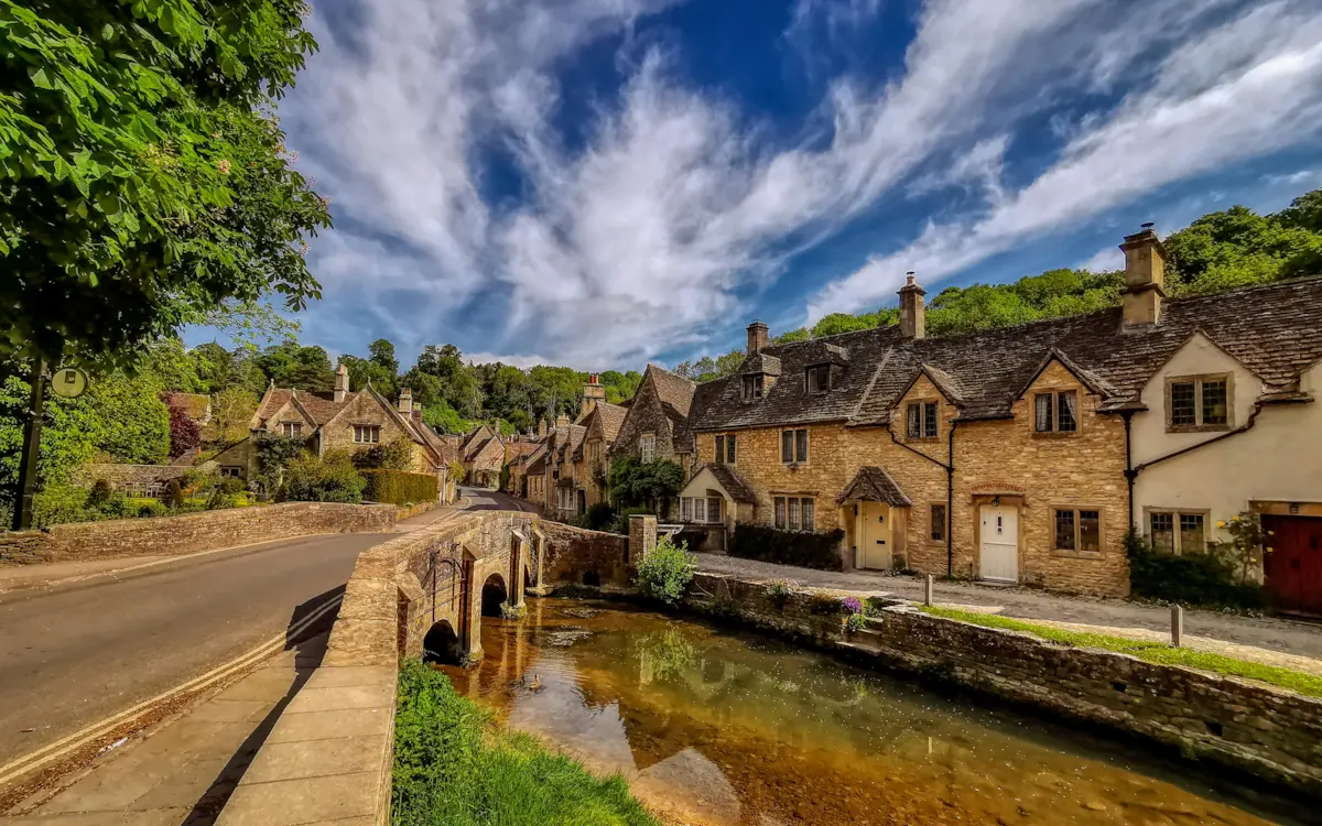 Village in Cotswolds, England United Kingdom